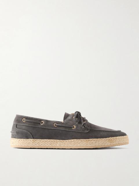 Brunello Cucinelli Suede Boat Shoes