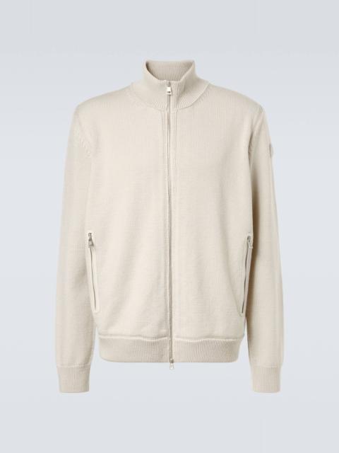 Moncler Wool zip-up sweater