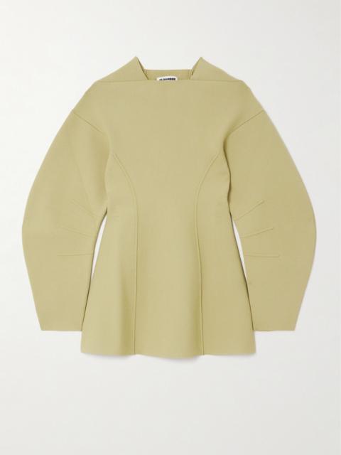Jil Sander Paneled Knitted Sweater