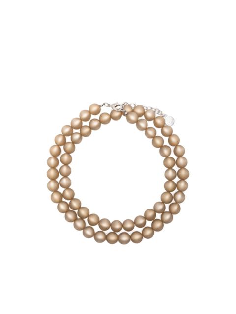 EMPORIO ARMANI beaded necklace