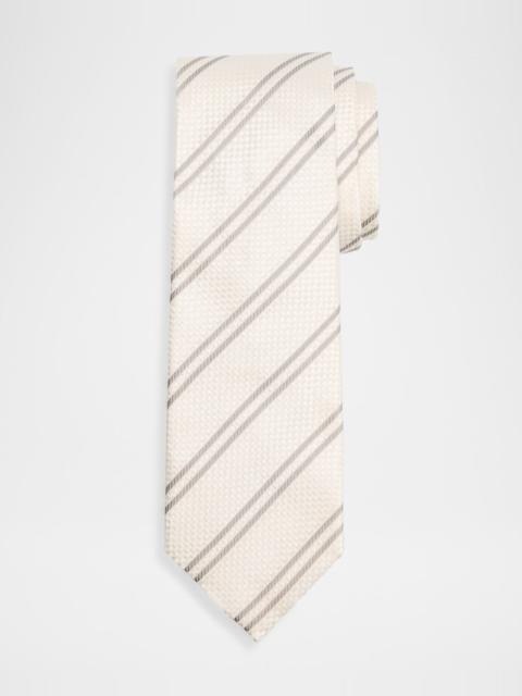 TOM FORD Men's Woven Diagonal-Stripe Silk Tie