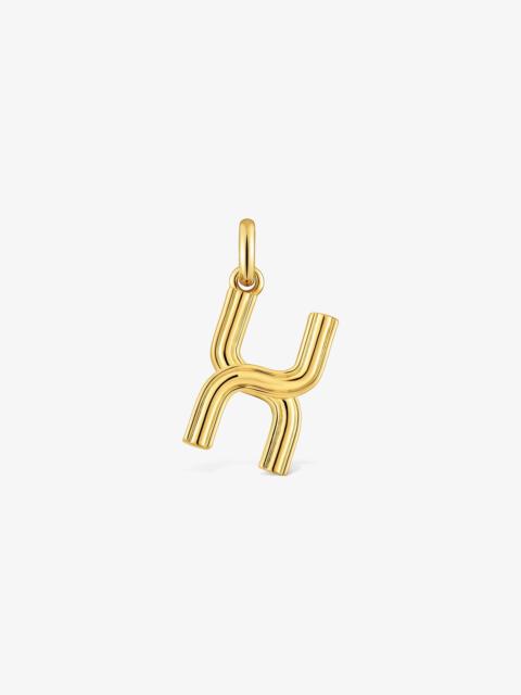 TOUS Medium 18K gold vermeil letter X Pendant TOUS Alphabet