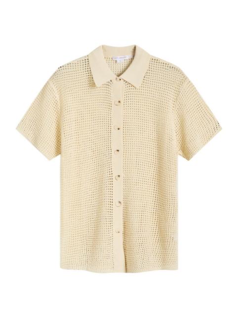 GOOD AMERICAN Good American Crochet Shirt