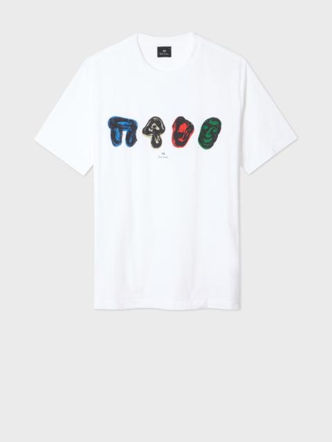 Paul Smith White 'Folklore' Print T-Shirt