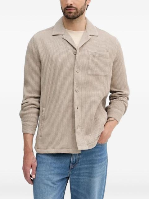 Barbour waffle-texture shirt
