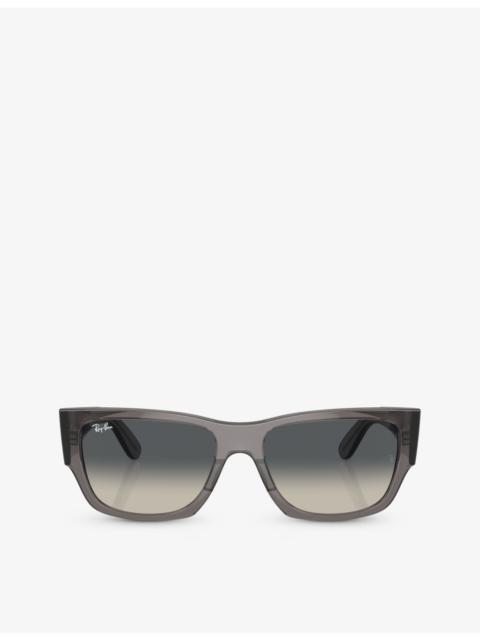 Ray-Ban RB0947S Carlos rectangle-frame acetate sunglasses