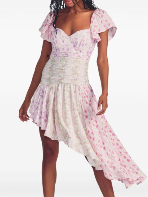 LoveShackFancy Irvine floral mini dress