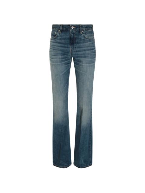 HAIKURE faded-effect bootcut jeans