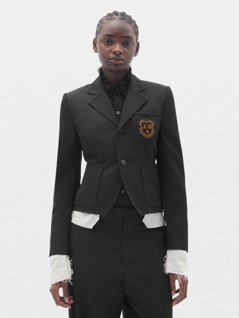 Ann Demeulemeester Blazer With embroidered emblem