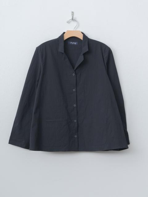 Bergfabel Jenny Shirt - Black Navy Stripe
