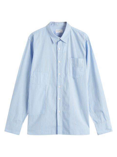 Universal Works Universal Works Vila Stripes Patched Shirt
