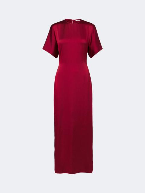 FFORME Imogen gathered satin maxi dress