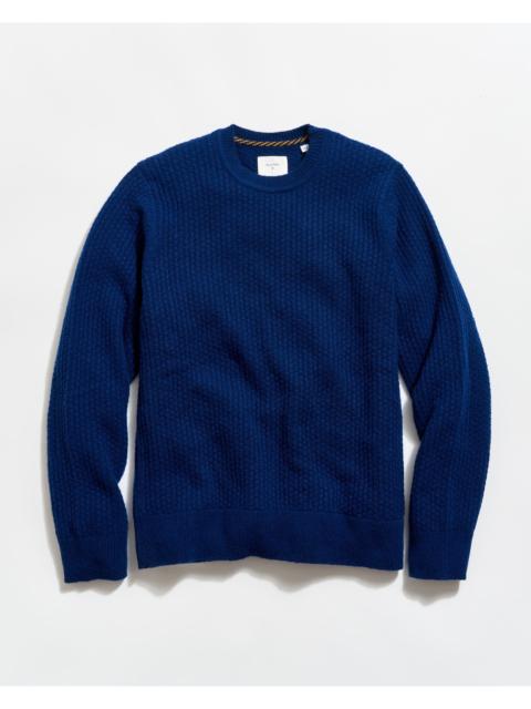 Billy Reid Textured Cashmere Crew