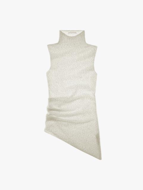 Helmut Lang ASYMMETRICAL MOCK NECK TANK