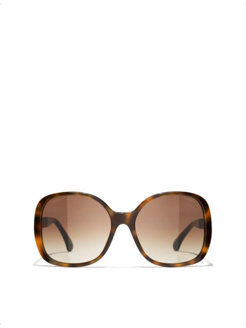 CHANEL Square-frame sunglasses