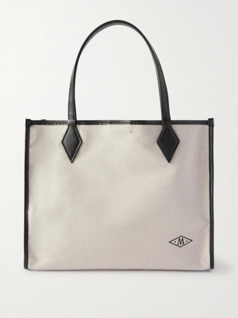 MÉTIER Chameleon 34 Leather-trimmed Canvas Tote Bag