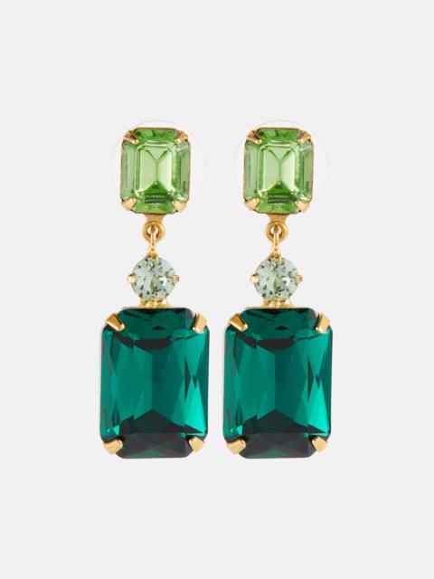 Gemma crystal-embellished stud earrings