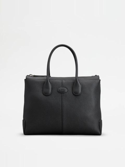 TOD'S DI BAG IN LEATHER MEDIUM - BLACK