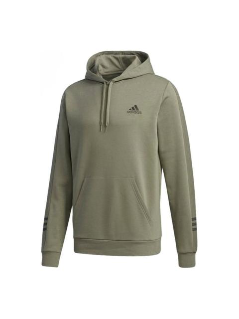 adidas E COMF HD SWT Casual Sports Hooded Sweater Men Army Green GD5446