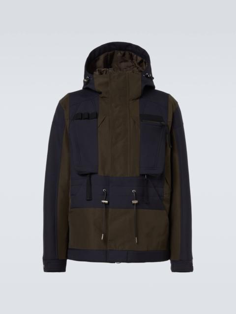 sacai Colorblocked technical jacket
