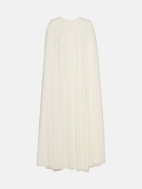 EMILIA WICKSTEAD Bridal Olivette caped midi dress