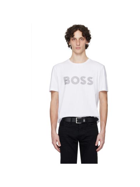 BOSS Two-Pack Black & White Printed-Logo T-shirts