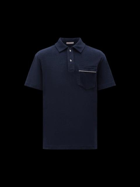 Moncler Terrycloth Polo Shirt