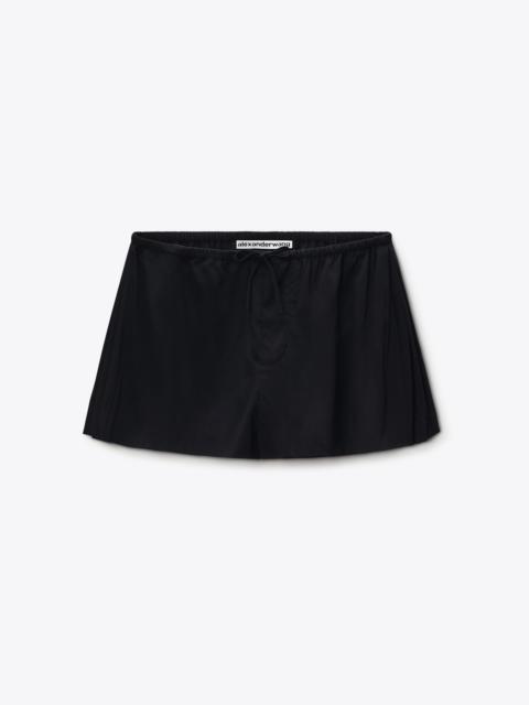 Alexander Wang MID-RISE PLEATED SHORT
