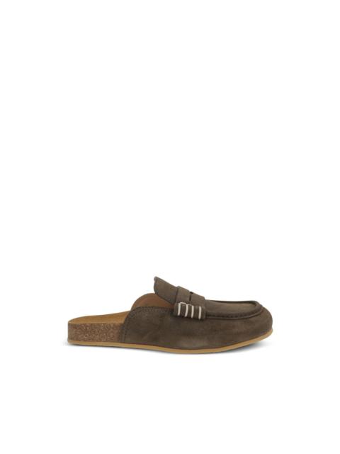 JW Anderson stitch-detail suede mules