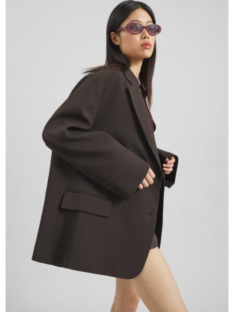 The Frankie Shop Bea Blazer - Dark Espresso