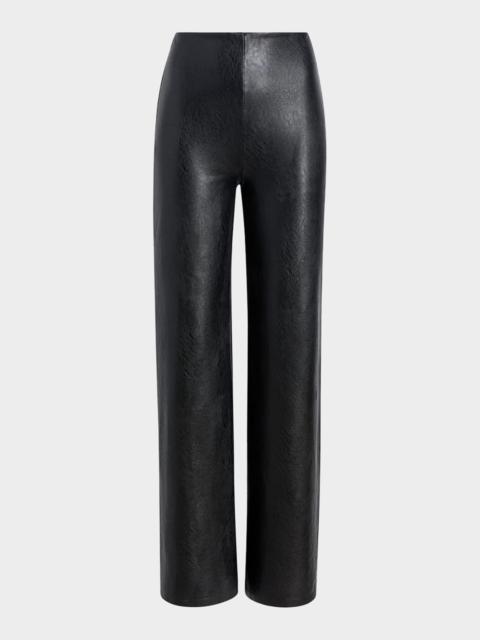 commando Faux Leather Wide-Leg Pants
