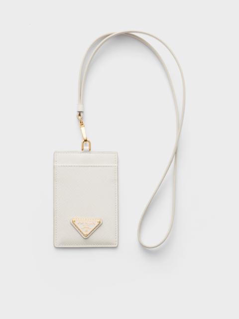 Prada Saffiano Leather Badge Holder