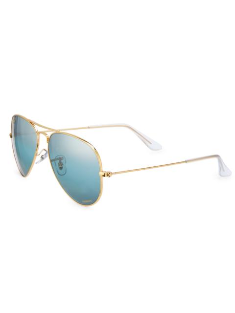 Ray-Ban Men's RB3025 55MM Aviator Sunglasses - Legend Gold
