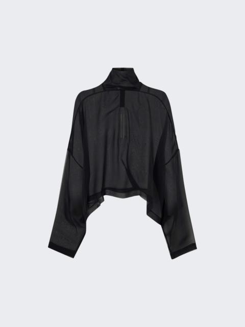 Rick Owens Jumbo Tabard Cropped Top Black
