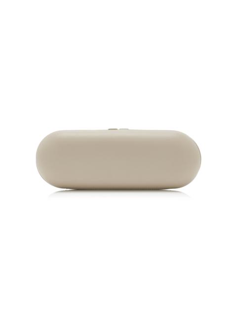 ST. AGNI Exclusive Riviera Capsule Leather Clutch white
