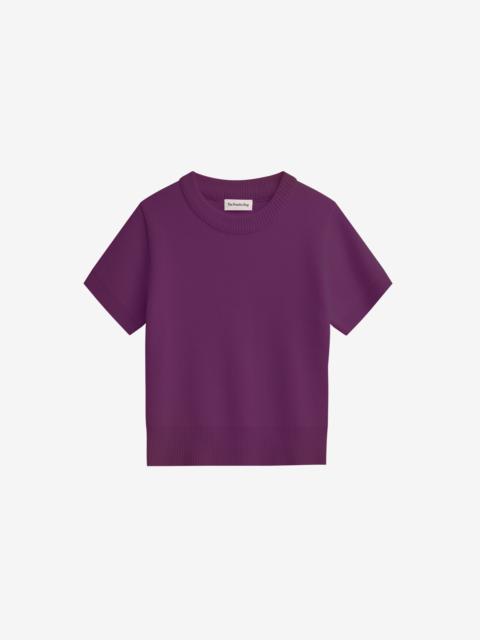 The Frankie Shop Zoersel Knit Top - Purple