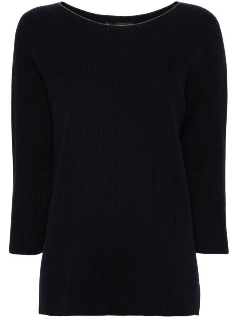 FABIANA FILIPPI bead-embellished jumper