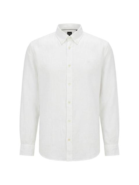 BOSS embroidered shirt