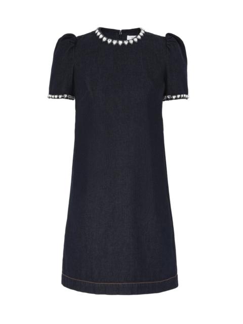Zimmermann EMBELLISHED DENIM DRESS