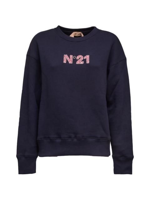 N°21 logo embellished sweatshirt