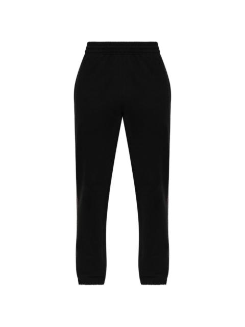 Burberry Sid check-trim track pants