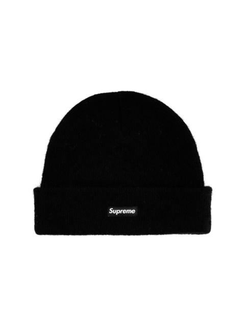 logo-patch knitted beanie