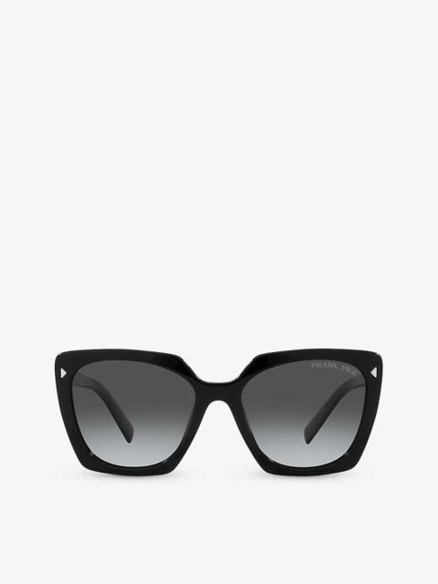 PR 23ZS square-frame acetate sunglasses
