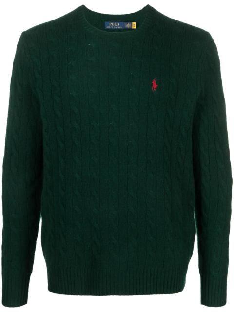 Ralph Lauren Polo Pony-motif Cable-knit Jumper