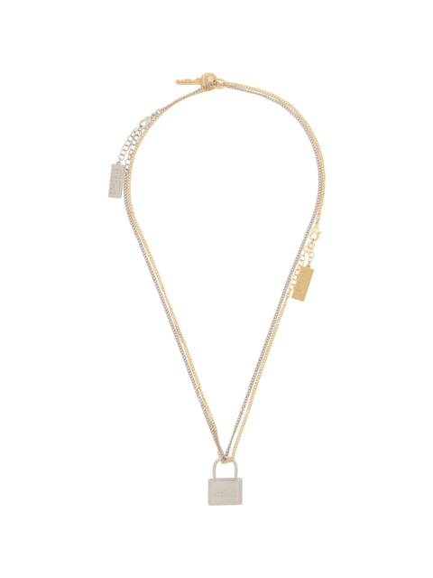 MM6 Maison Margiela Lock & Key Necklace