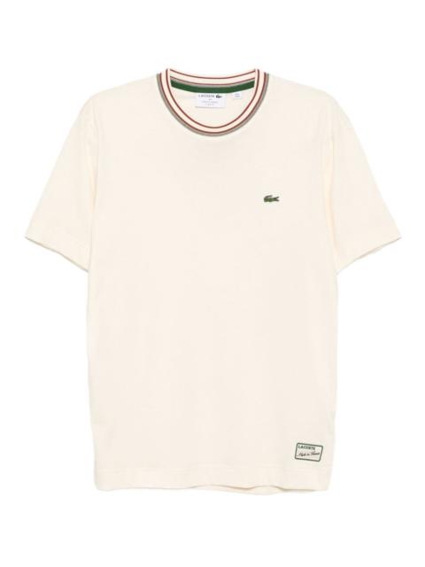 LACOSTE logo-embroidered T-shirt