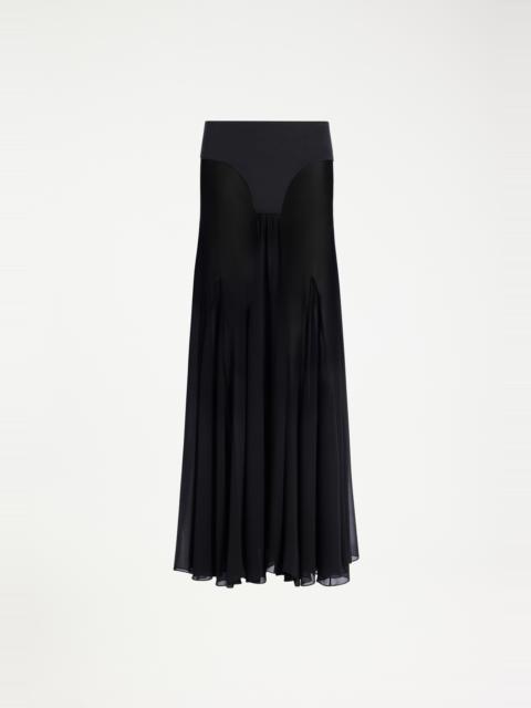 Jean Paul Gaultier THE TWO-FABRIC LONG SKIRT