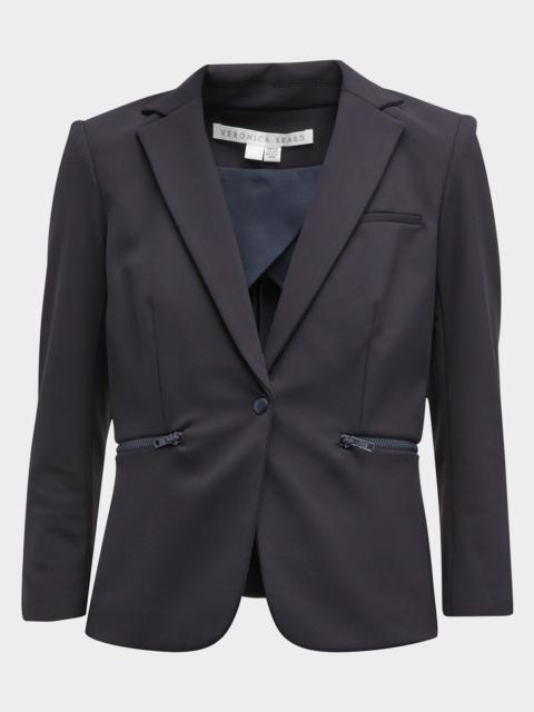 VERONICA BEARD Scuba Schoolboy Blazer Jacket