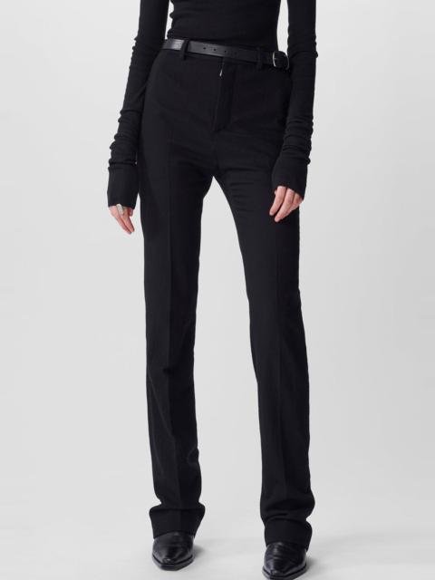 Ann Demeulemeester Laurence Fitted Trousers Brushed Wool Light