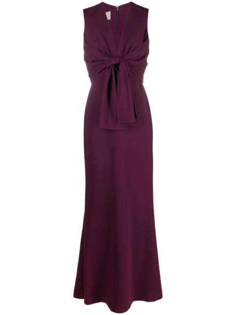 ELIE SAAB V-neck sleeveless dress